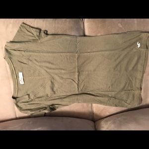 Hollister Olive Short Sleeve Tee (Jr)